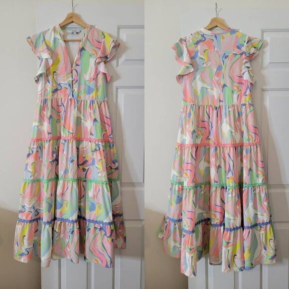 CROSBY KEMBLE DRESS - PALM BEACH $298 (No belt) Sz S - Picture 4 of 12